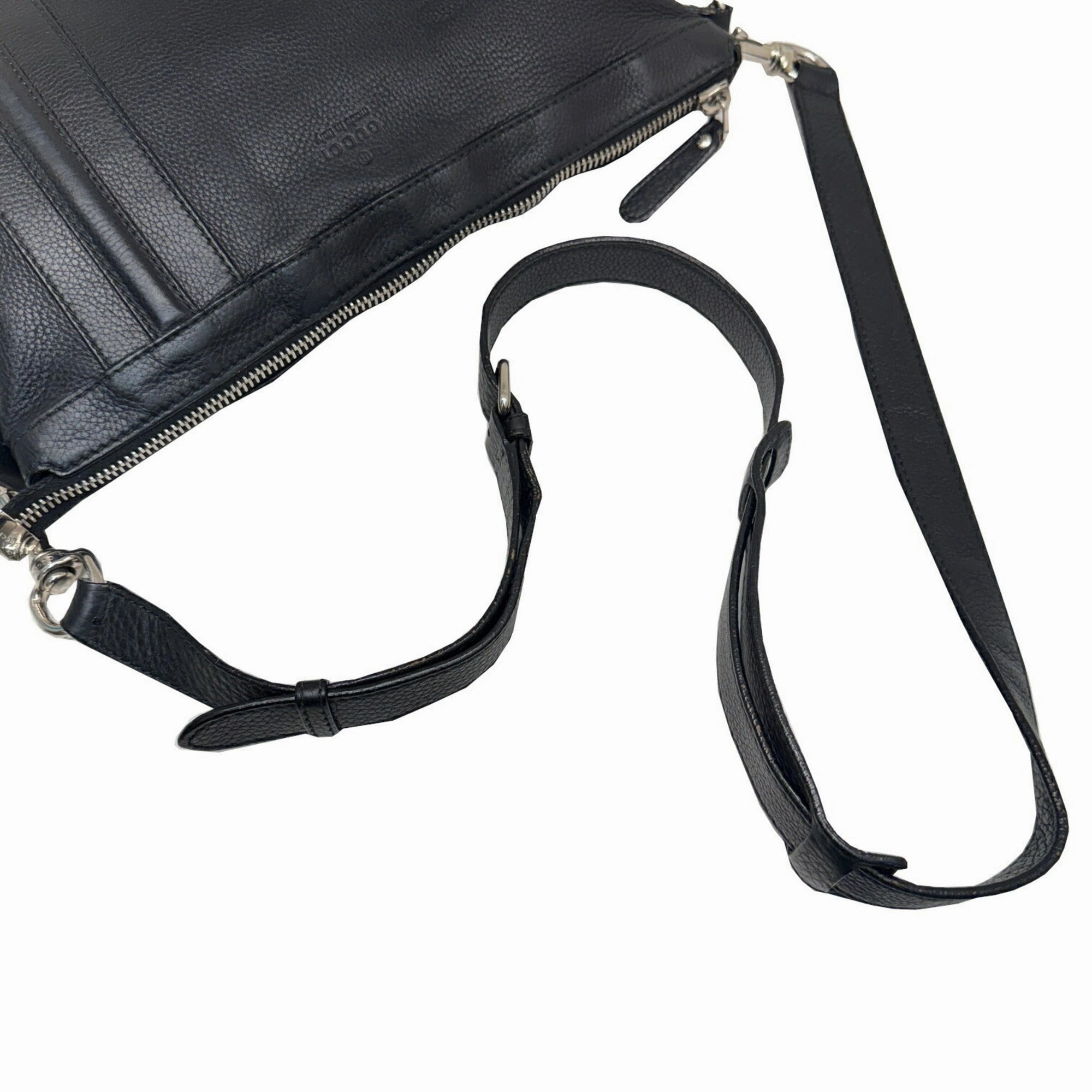 Gucci Black Leather Shoulder Bag ()