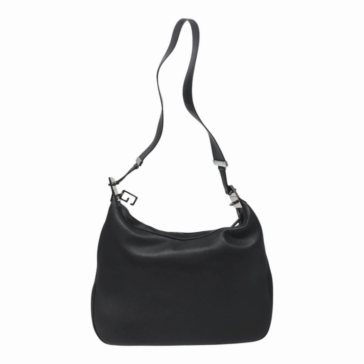 Gucci Black Leather Shoulder Bag ()