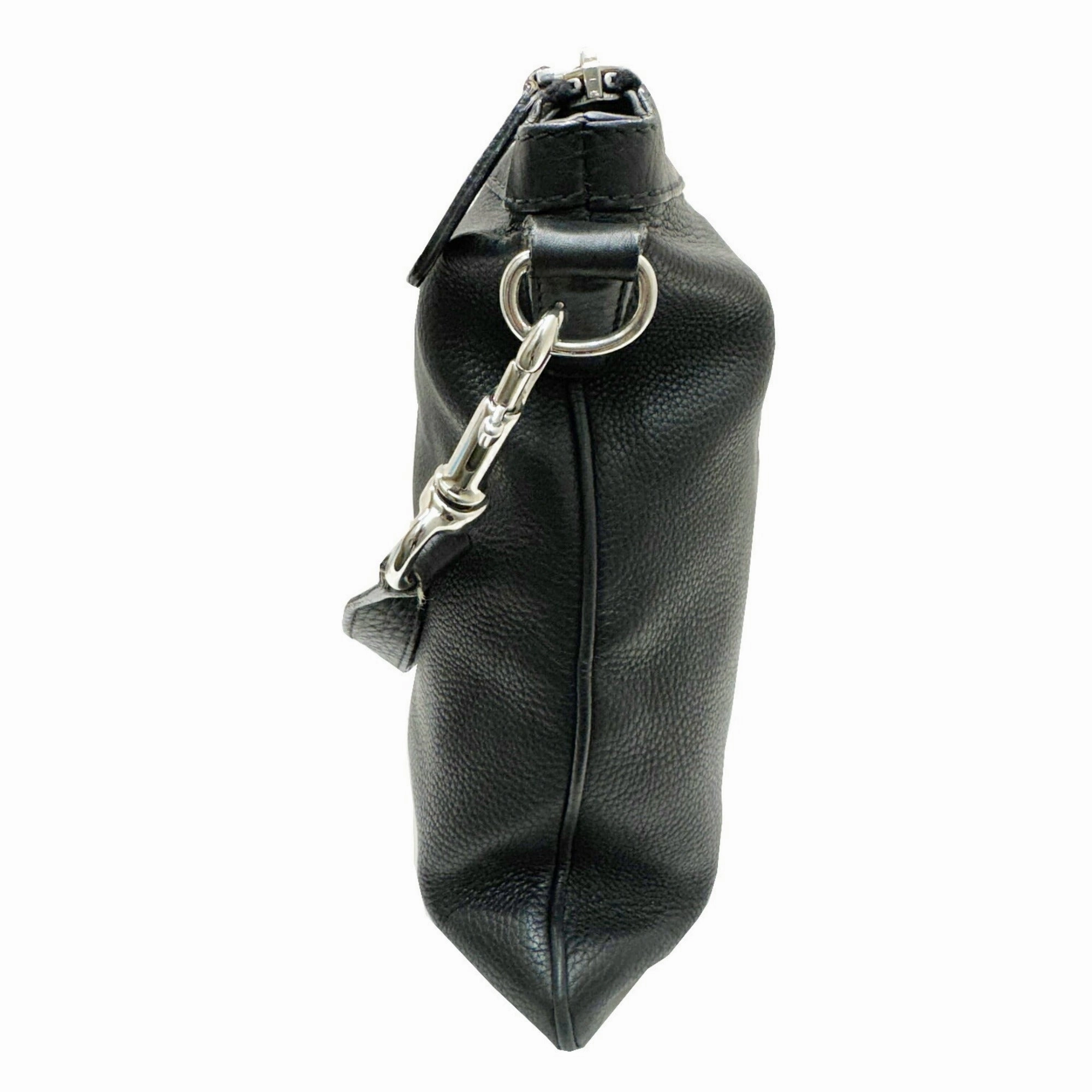 Gucci Black Leather Shoulder Bag ()