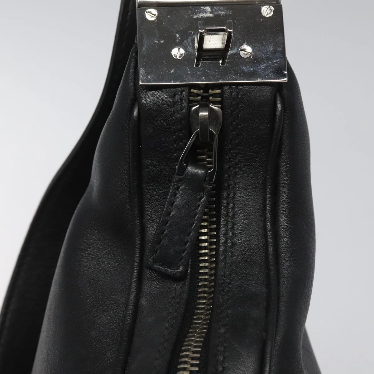 Gucci Black Leather Shoulder Bag ()