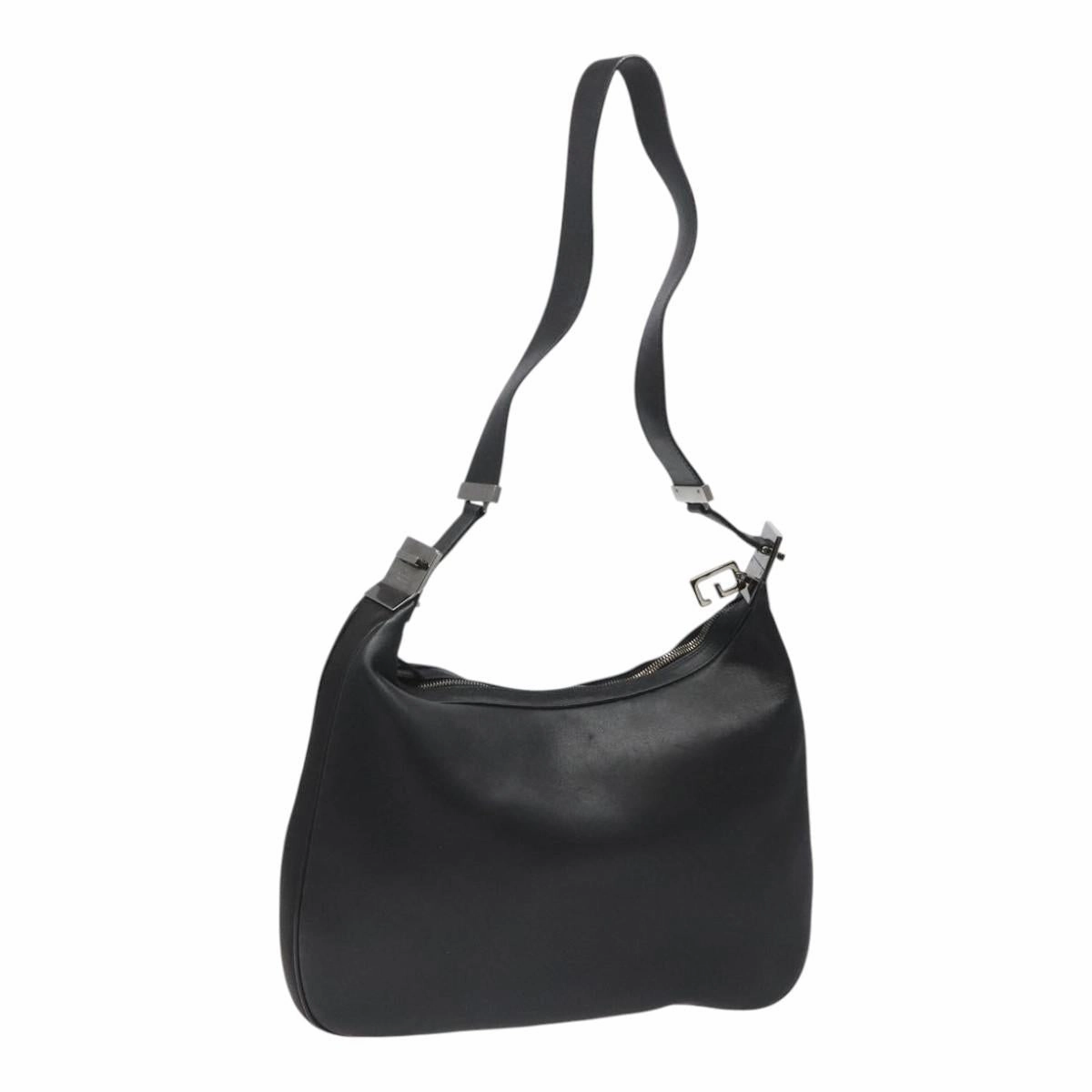 Gucci Black Leather Shoulder Bag ()