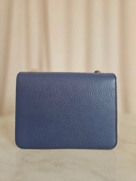 Gucci Blue Interlocking Small Crossbody Bag