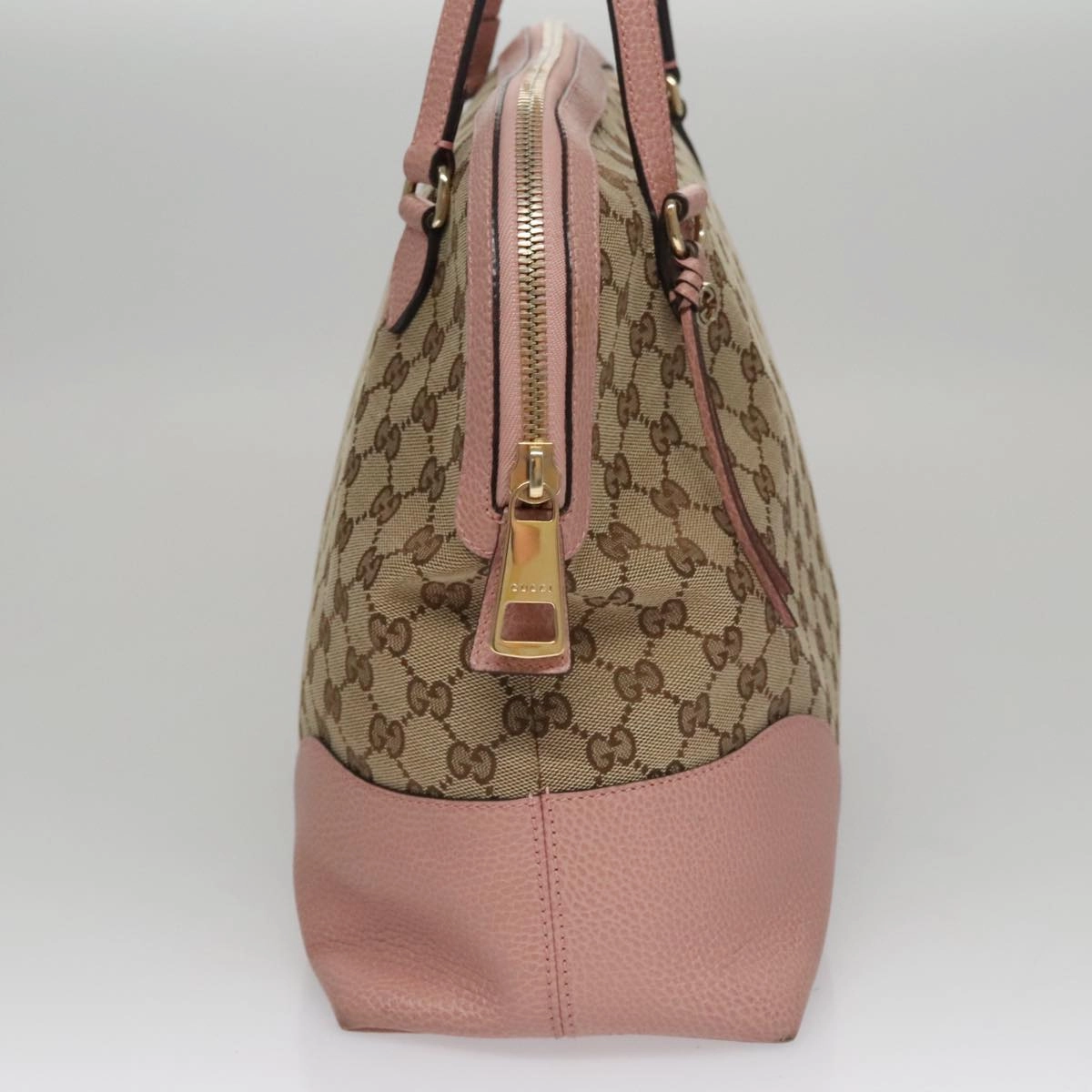 Gucci Bree Beige Canvas Shoulder Bag ()