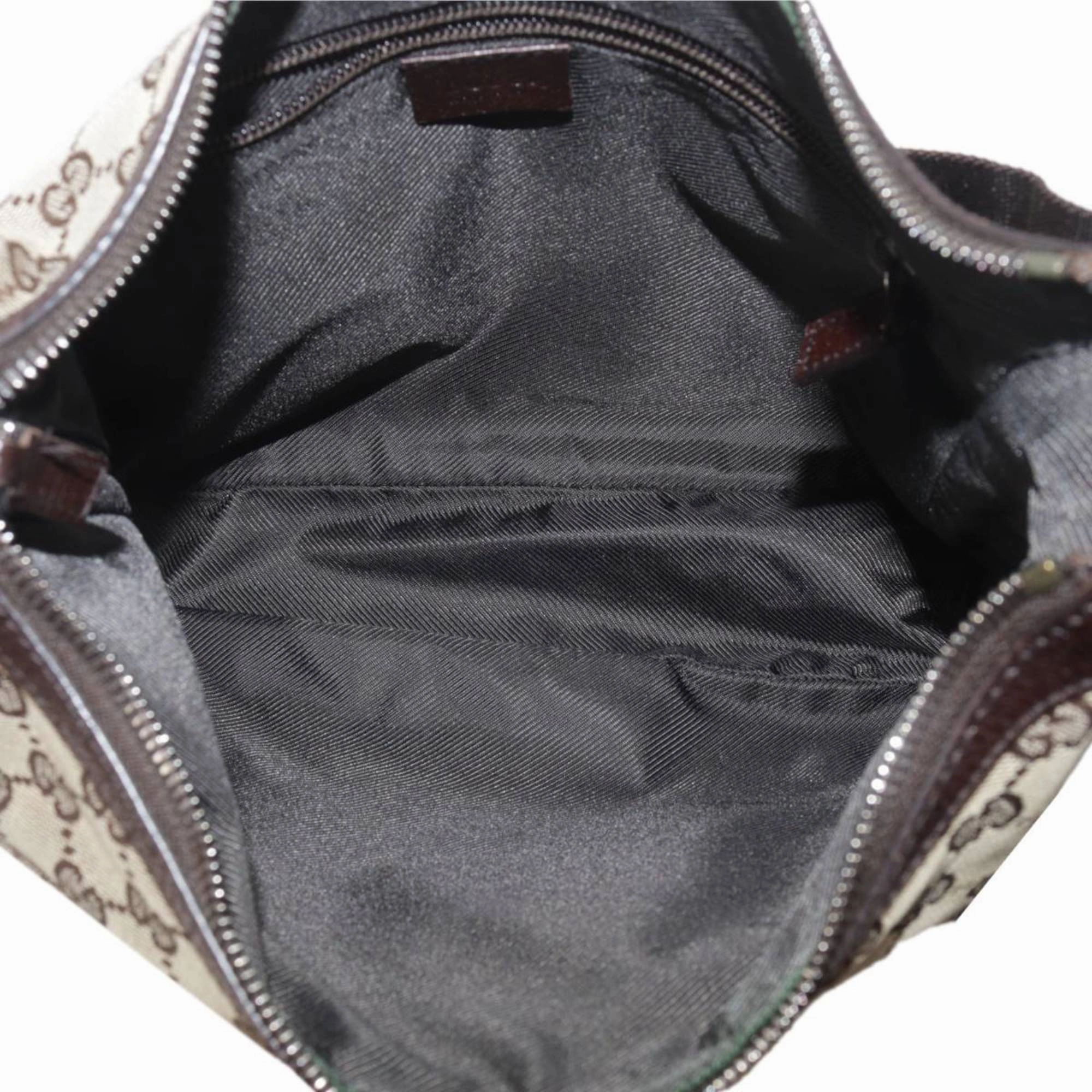 Gucci Brown Jacquard Shoulder Bag ()