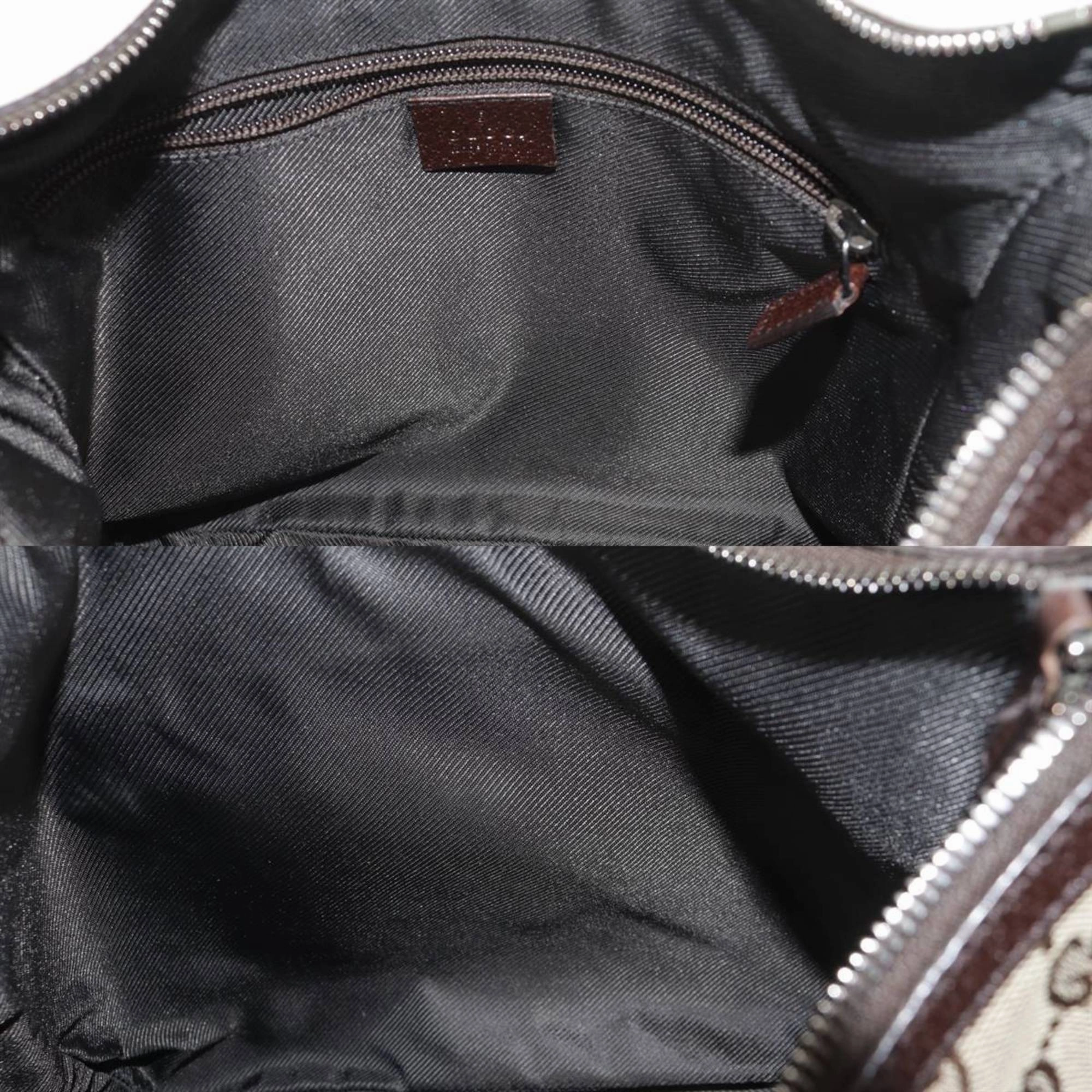 Gucci Brown Jacquard Shoulder Bag ()