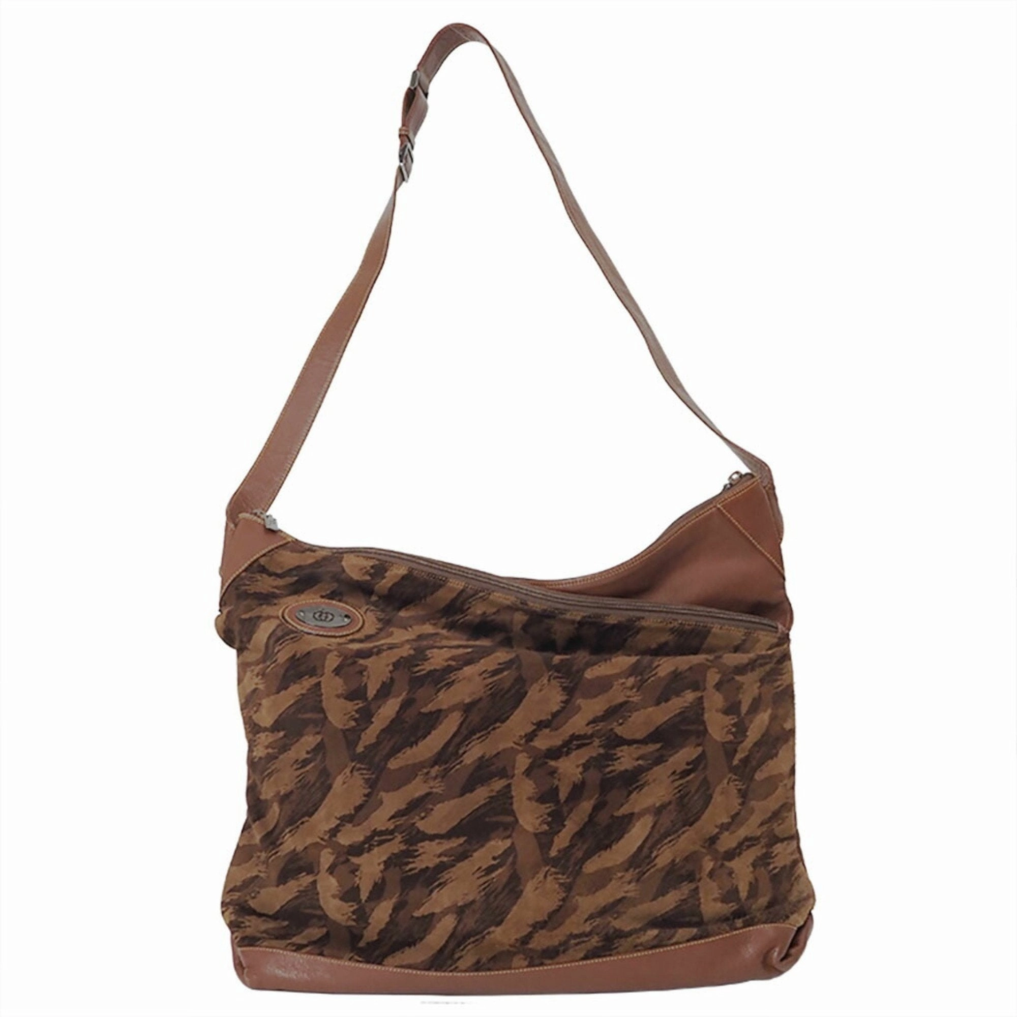 Gucci Brown Suede Shoulder Bag ()
