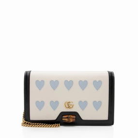 Gucci Calfskin Lovelight Diana Mini Chain Crossbody (SHF-3Xfv54)
