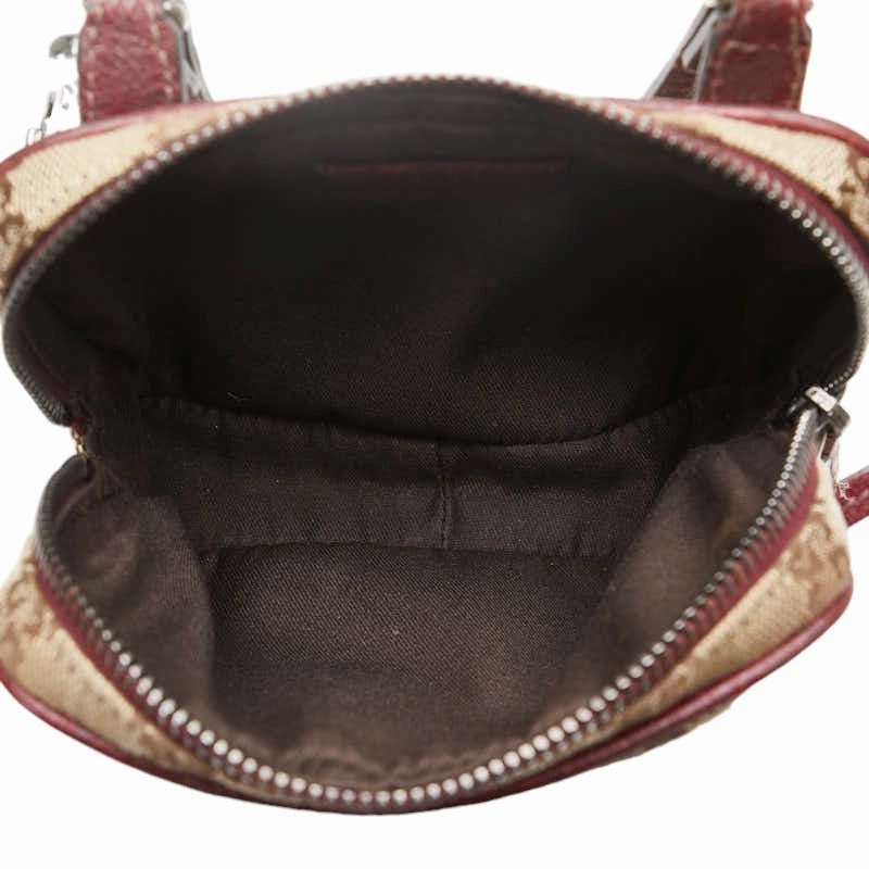 Gucci Canvas Leather Crossbody Bag 120975