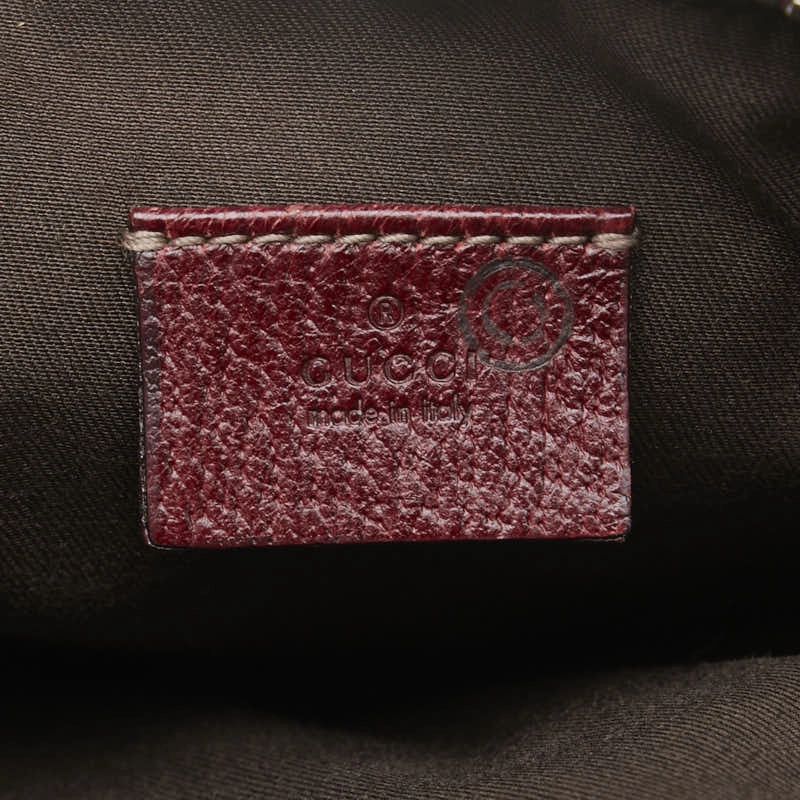 Gucci Canvas Leather Crossbody Bag 120975