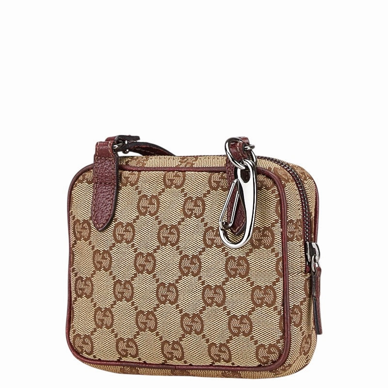 Gucci Canvas Leather Crossbody Bag 120975