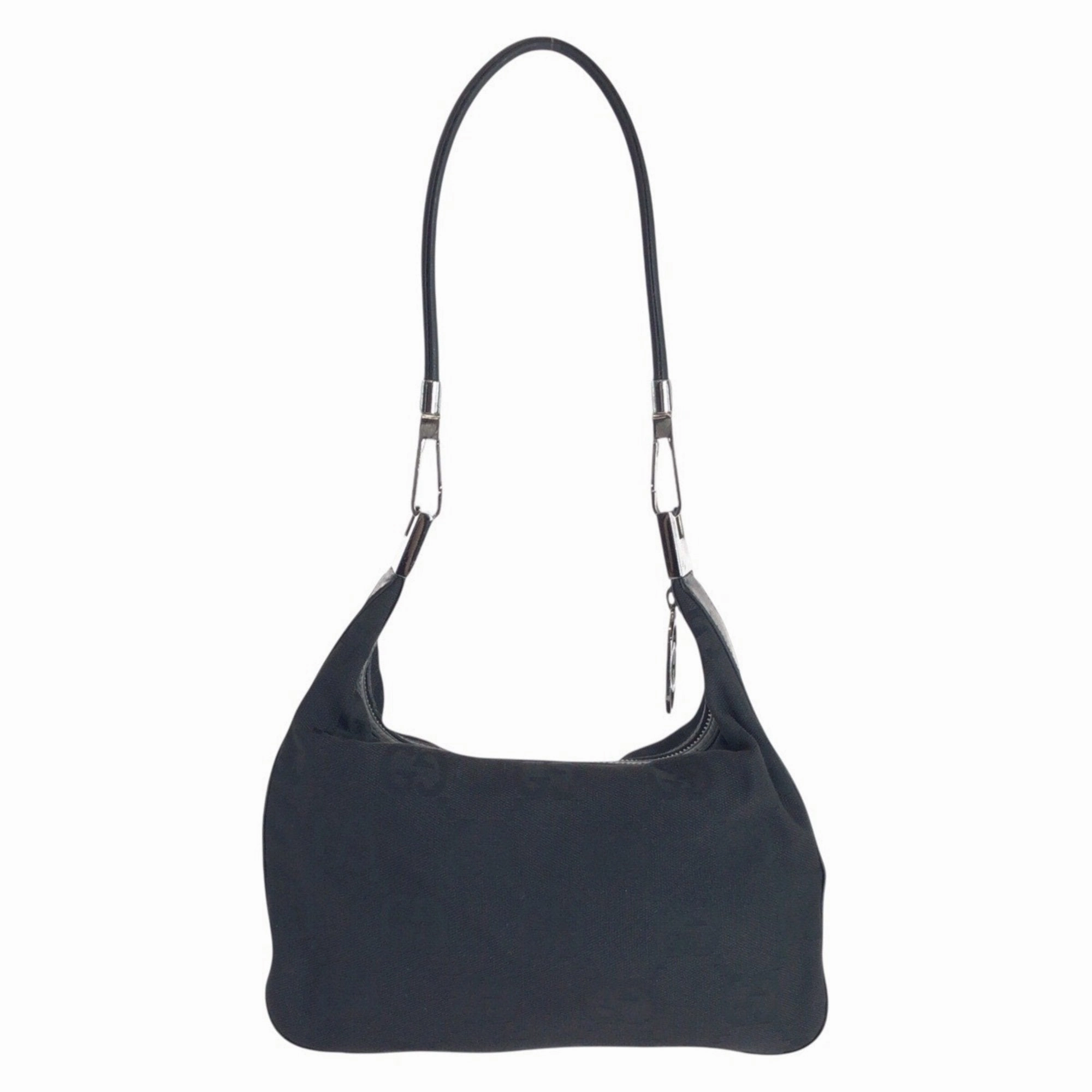 Gucci Canvas Leather Shoulder Bag (Pre-Owned)