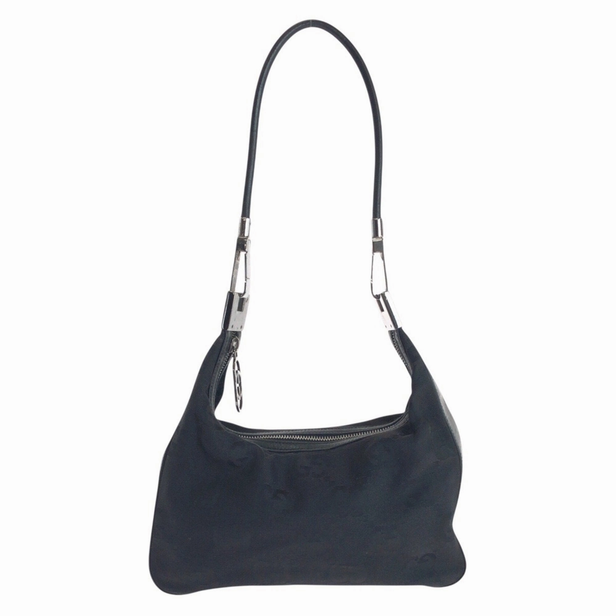 Gucci Canvas Leather Shoulder Bag (Pre-Owned)