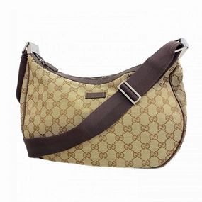 Gucci Canvas Shoulder Bag (Pre-Owned)