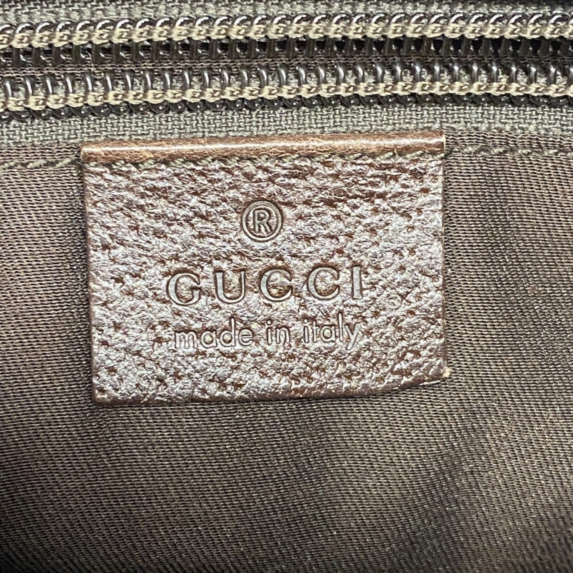 Gucci Canvas Shoulder Bag (Pre-Owned)