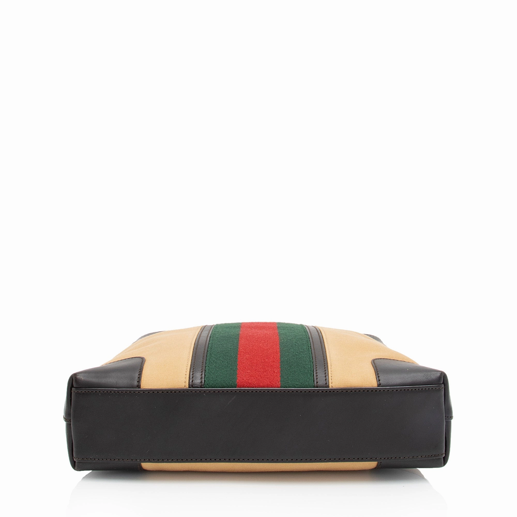Gucci Canvas Web Shoulder Bag (SHF-KhYFg1)