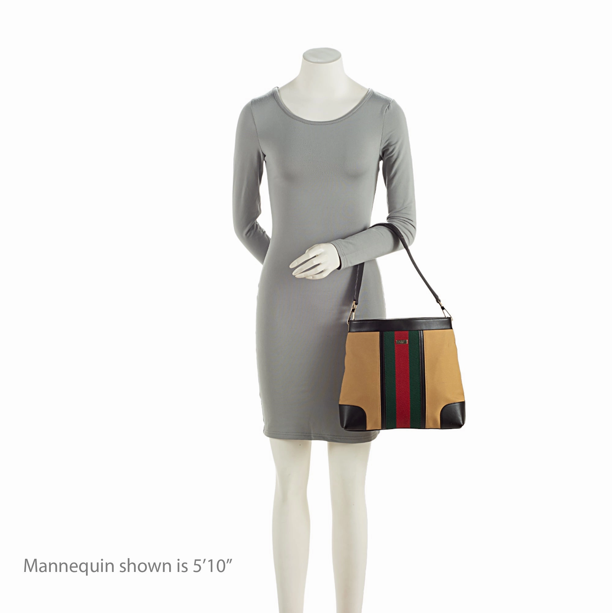 Gucci Canvas Web Shoulder Bag (SHF-KhYFg1)