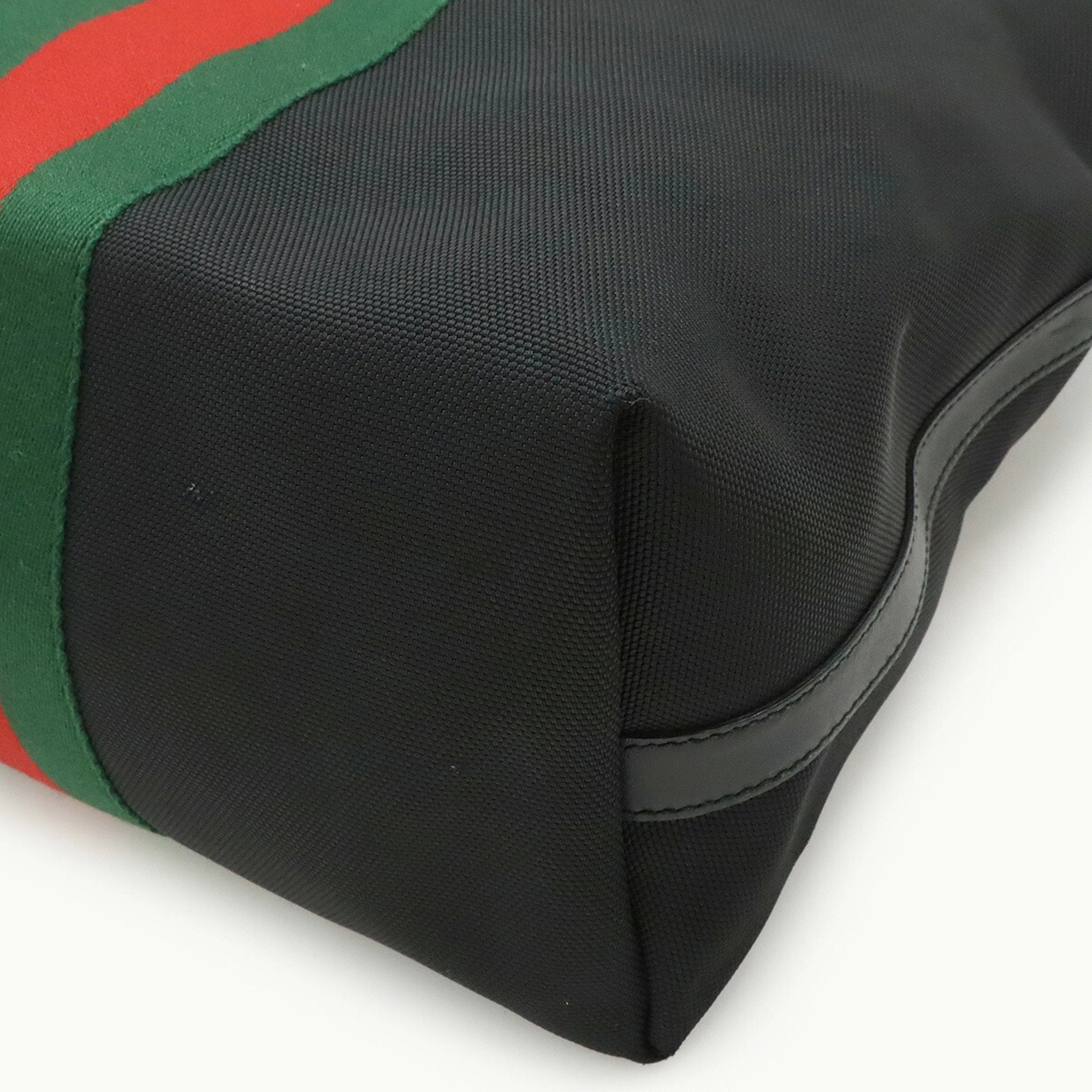 Gucci  Color Canvas Leather Shoulder Bag Tote Bag (Pre-Owned)
