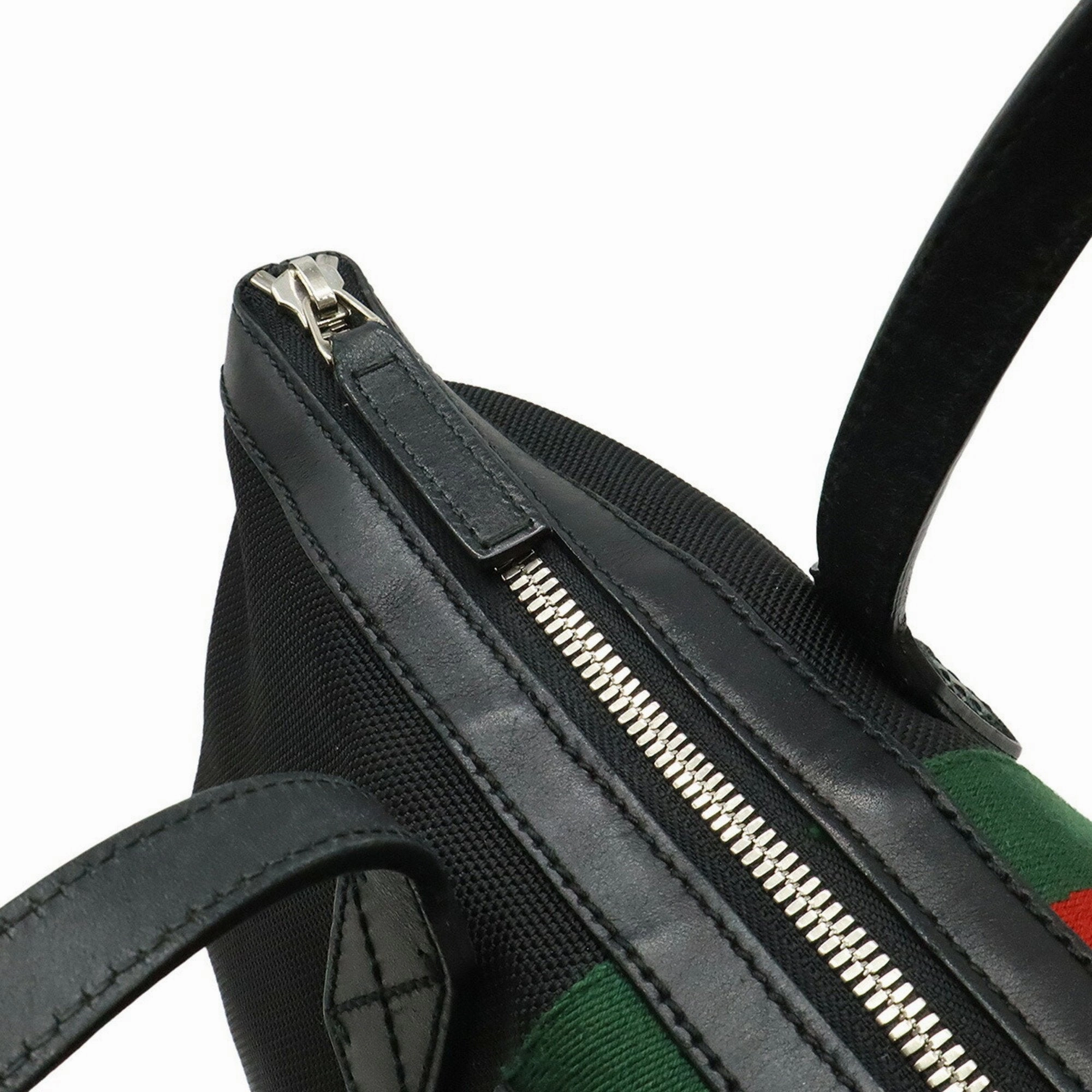 Gucci  Color Canvas Leather Shoulder Bag Tote Bag (Pre-Owned)