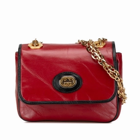 Gucci  Color Leather Shoulder Bag (Pre-Owned)