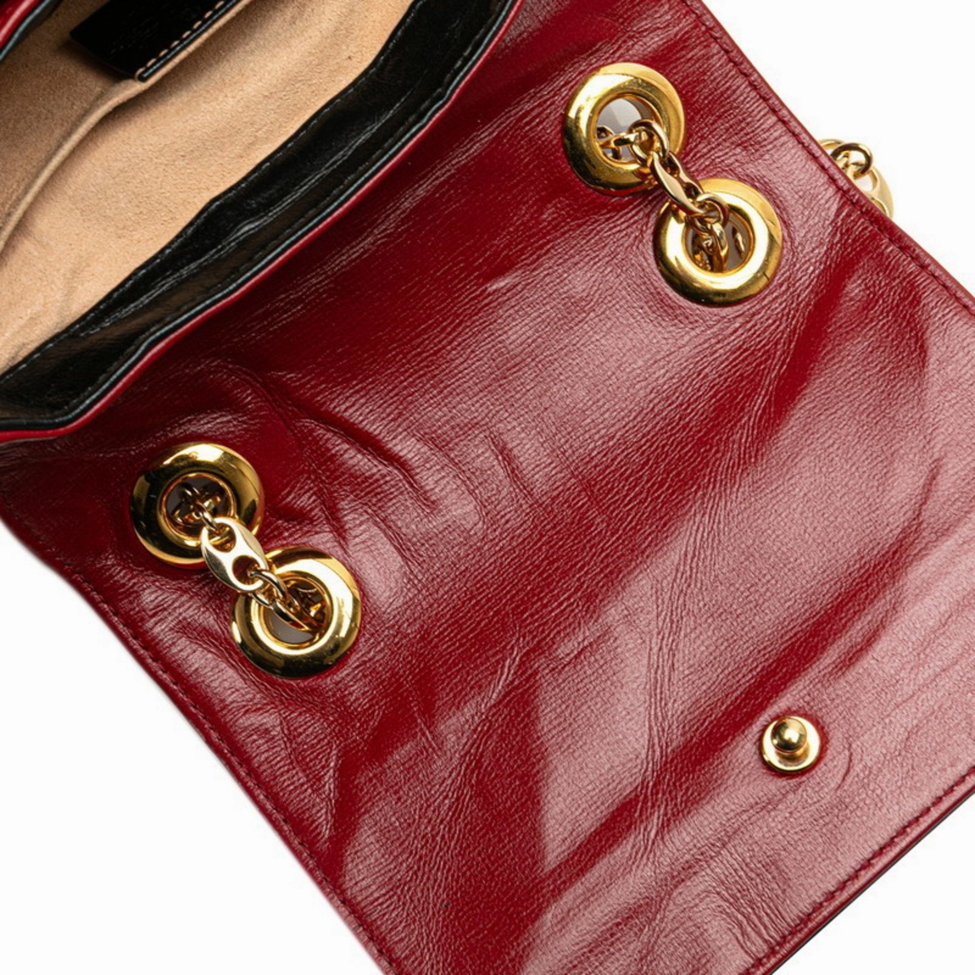 Gucci  Color Leather Shoulder Bag (Pre-Owned)
