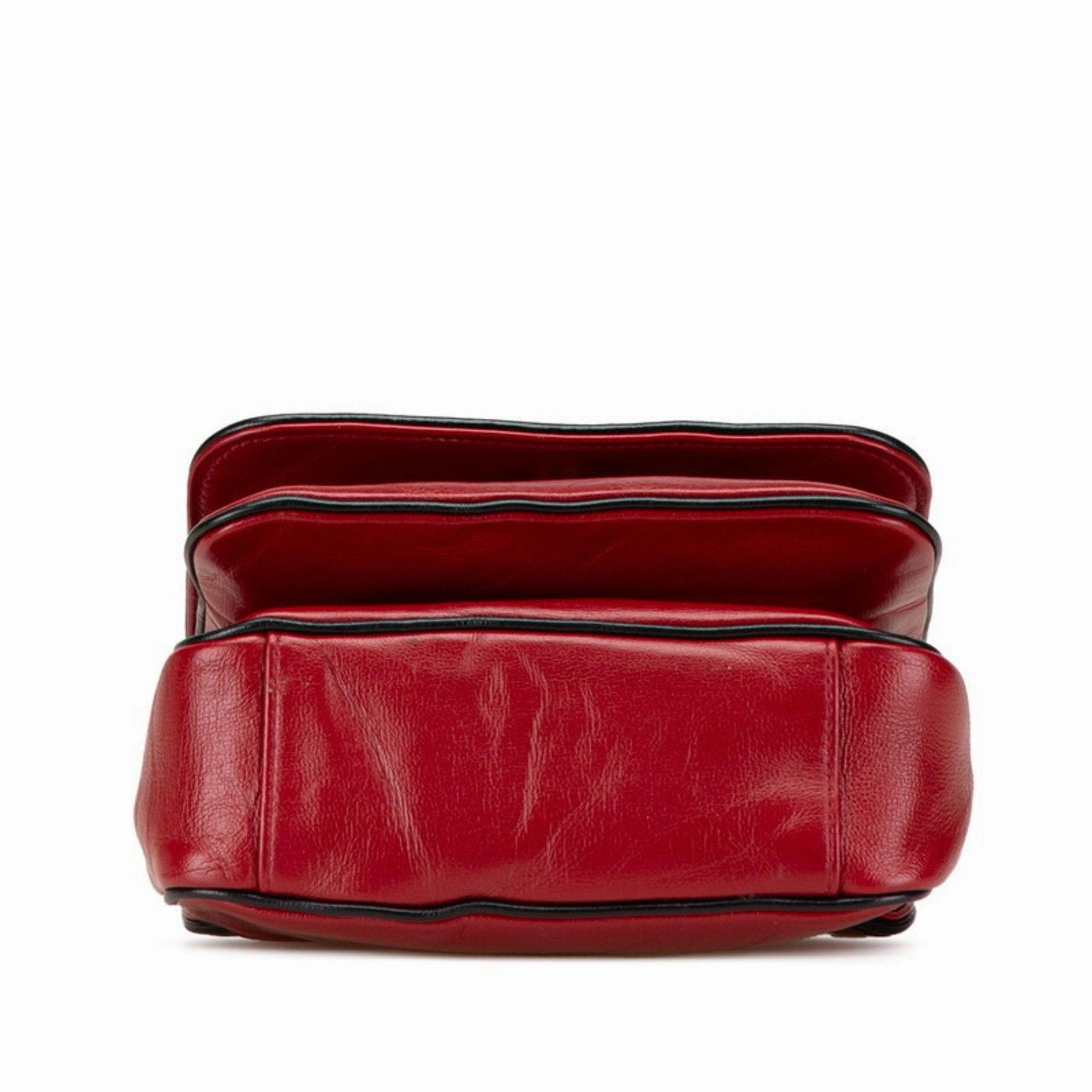 Gucci  Color Leather Shoulder Bag (Pre-Owned)