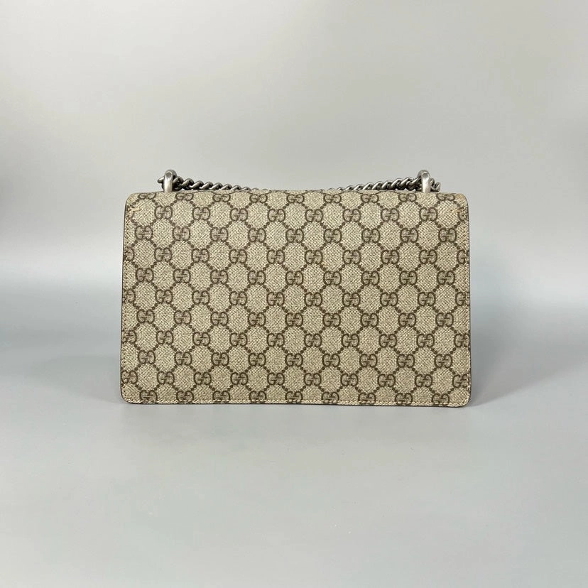 Gucci Dionysus Medium Beige and Red Shoulder Bag