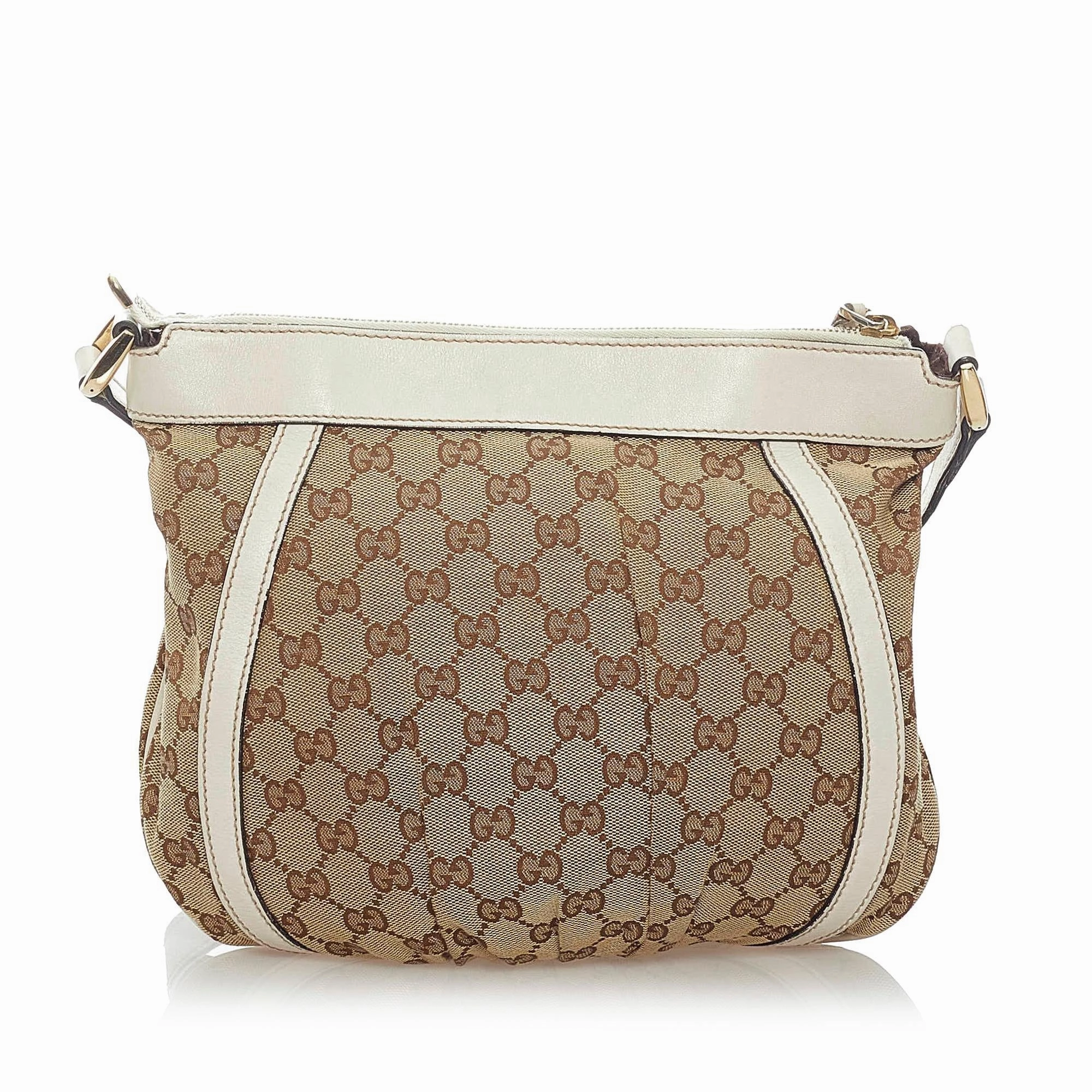 Gucci GG Canvas Abbey D-Ring Crossbody Bag (SHG-33207)