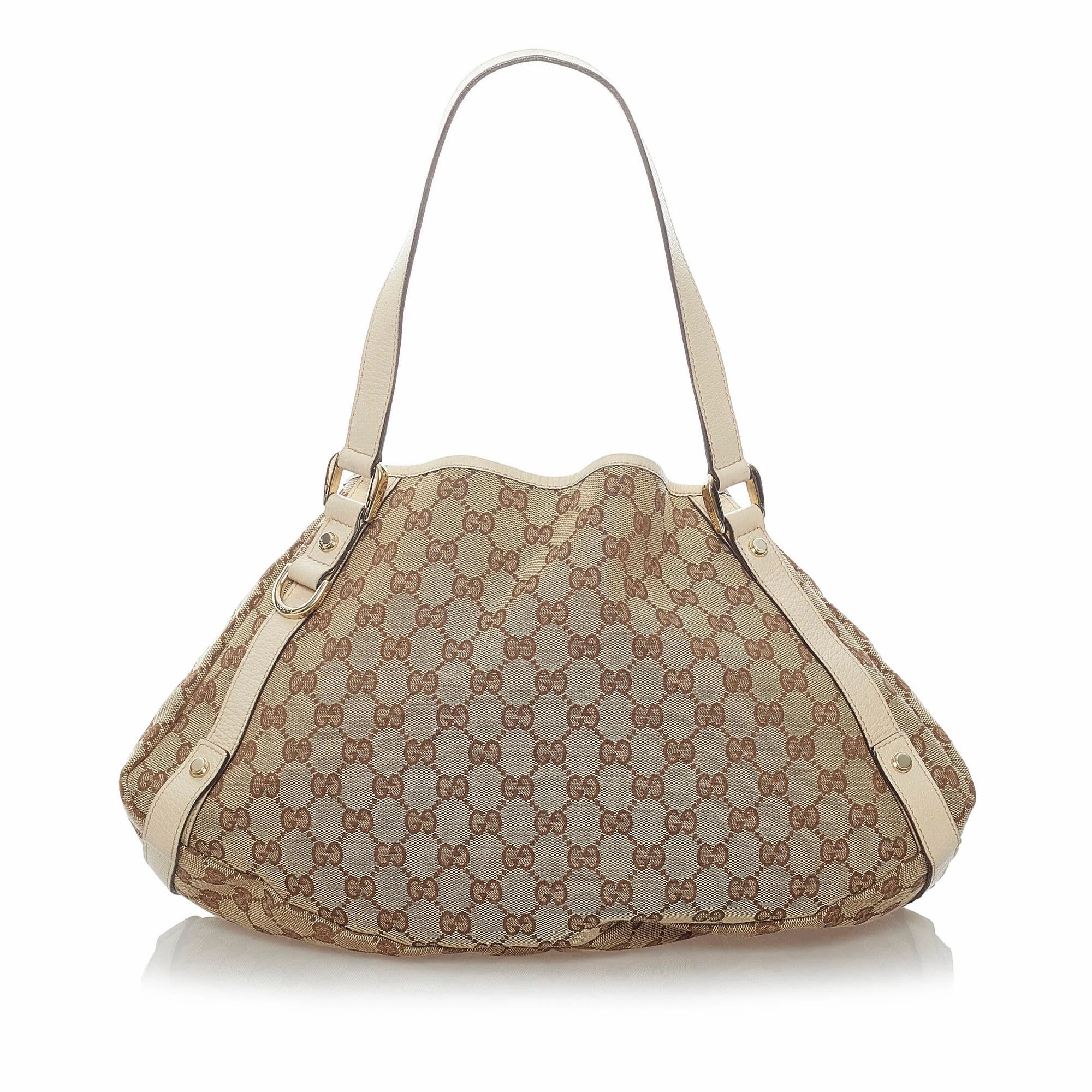Gucci GG Canvas Abbey Shoulder Bag (SHG-32860)