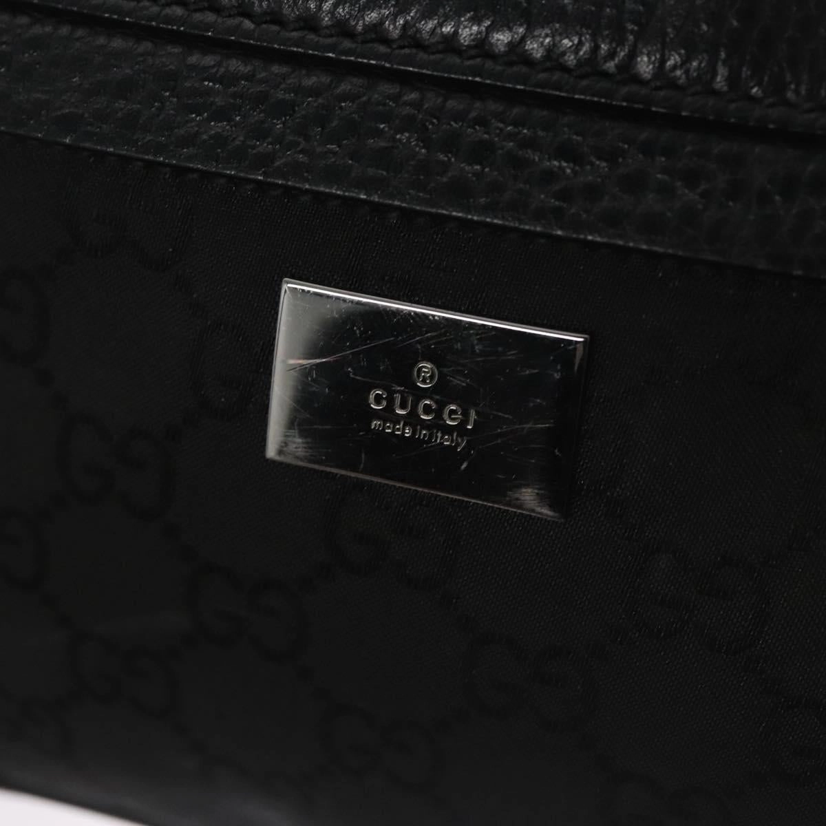 Gucci Gg Canvas Black Canvas Shoulder Bag ()