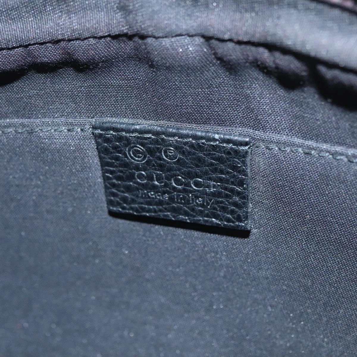 Gucci Gg Canvas Black Canvas Shoulder Bag ()