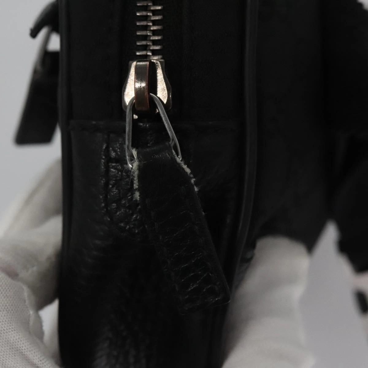 Gucci Gg Canvas Black Canvas Shoulder Bag ()