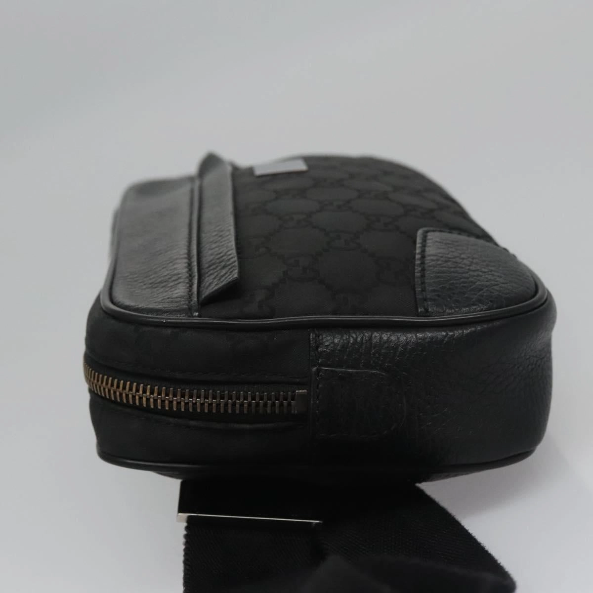 Gucci Gg Canvas Black Canvas Shoulder Bag ()