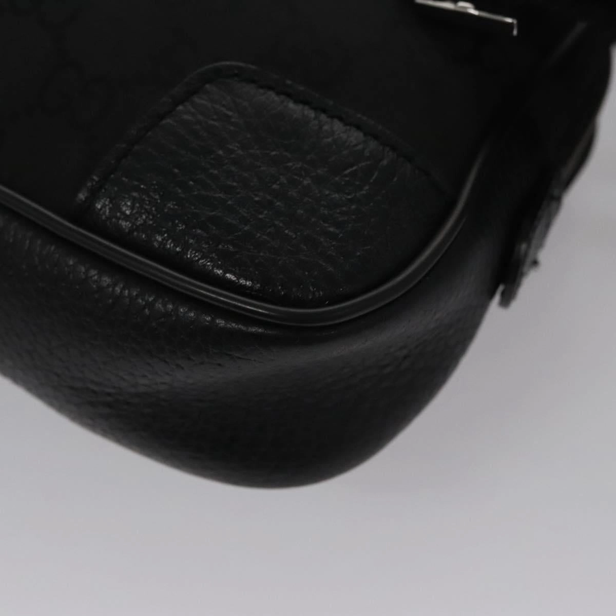 Gucci Gg Canvas Black Canvas Shoulder Bag ()
