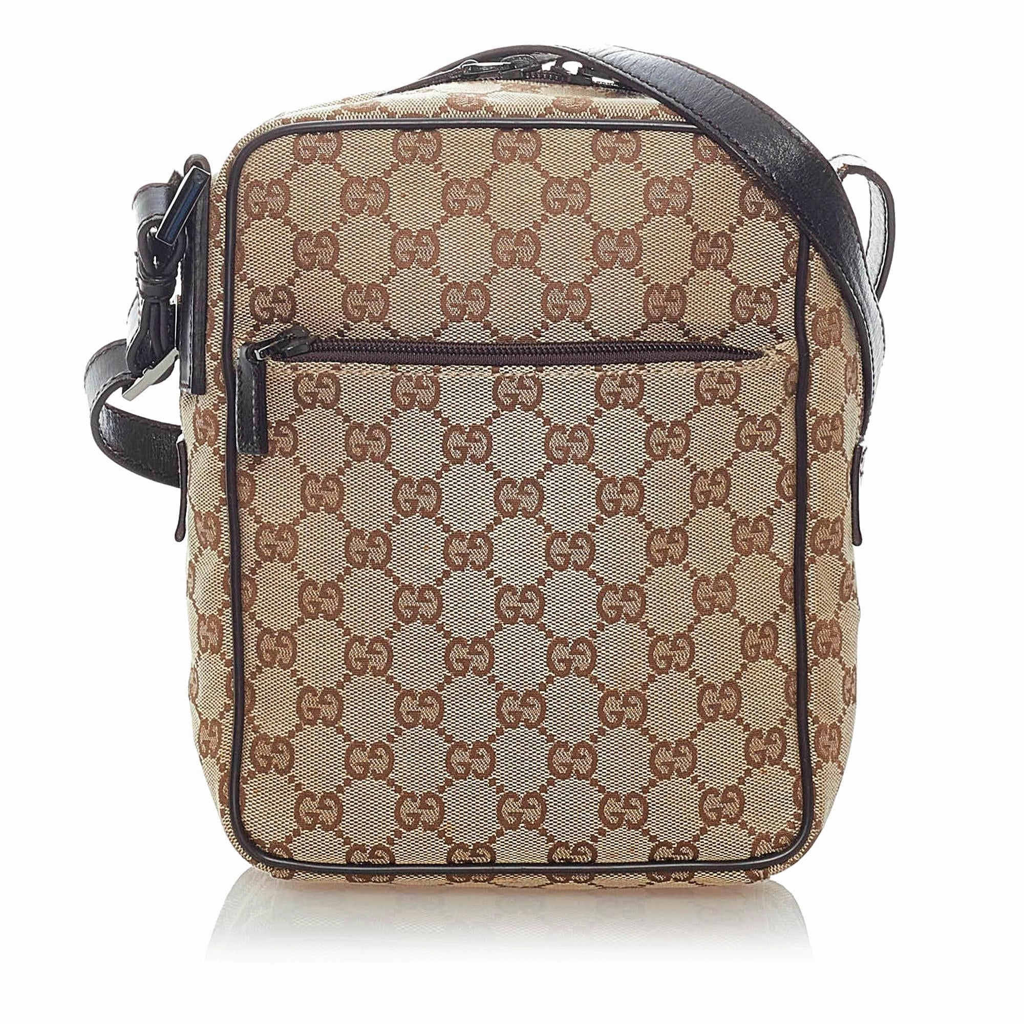 Gucci GG Canvas Crossbody Bag (SHG-32704)