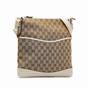 Gucci GG Canvas Crossbody Bag (SHG-keKDFG)