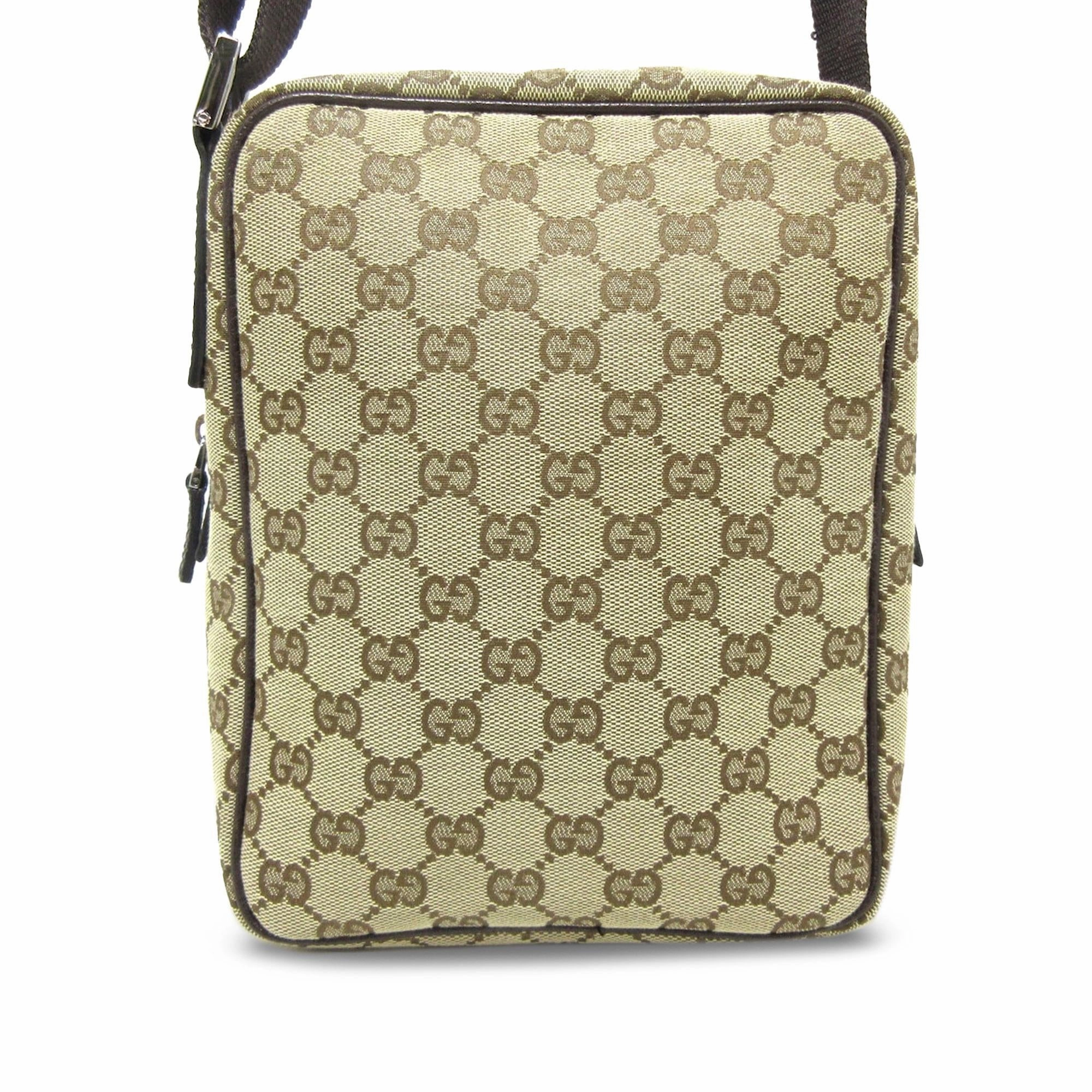 Gucci GG Canvas Crossbody Bag (SHG-kjhrp1)
