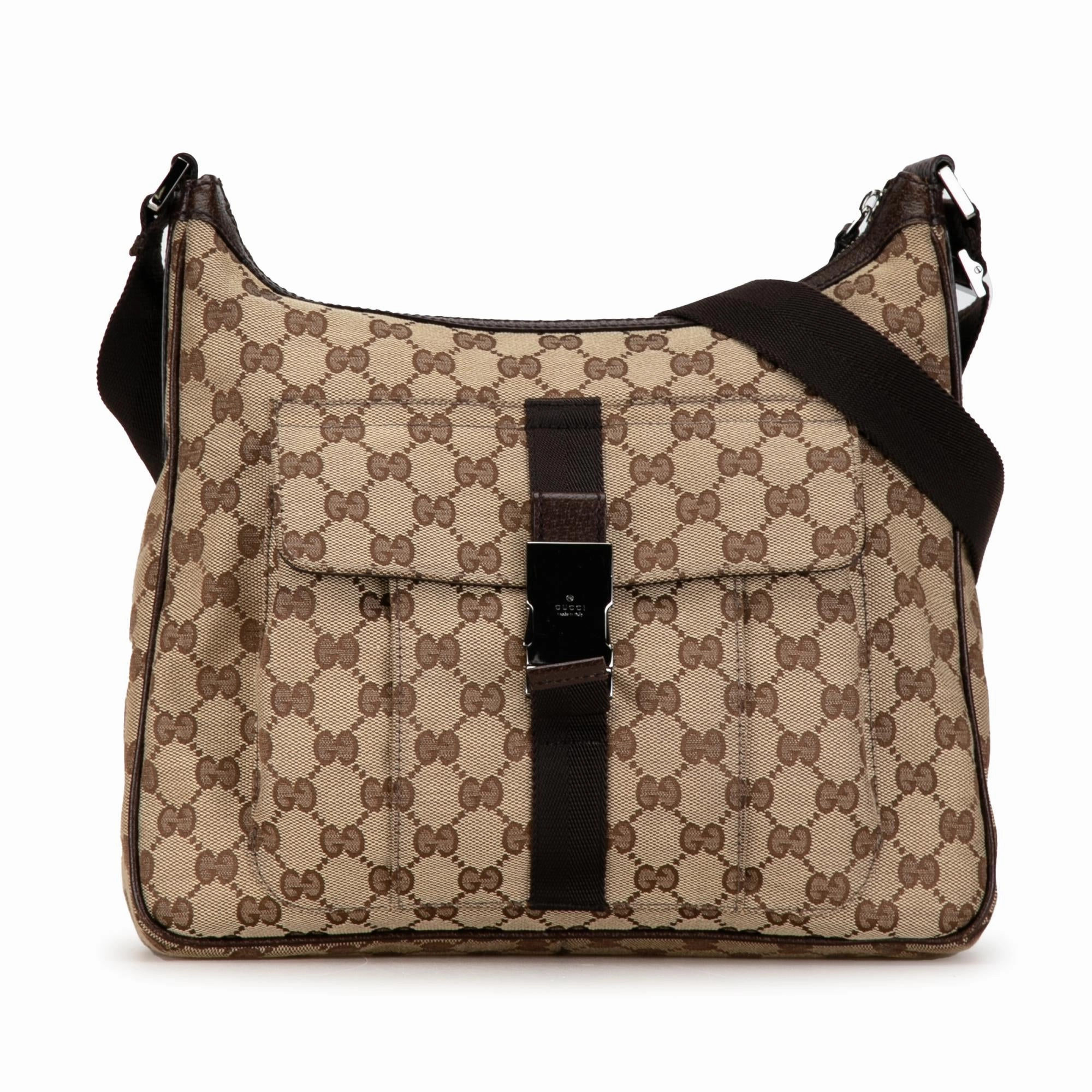 Gucci GG Canvas Crossbody (SHG-cCFg9P)