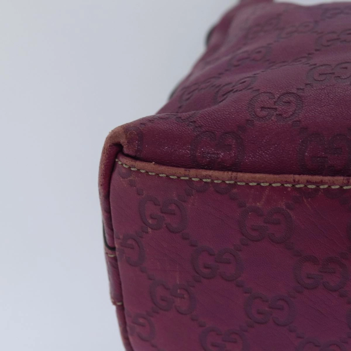 GUCCI GG Canvas Guccissima Shoulder Bag Outlet Purple 257282  81621