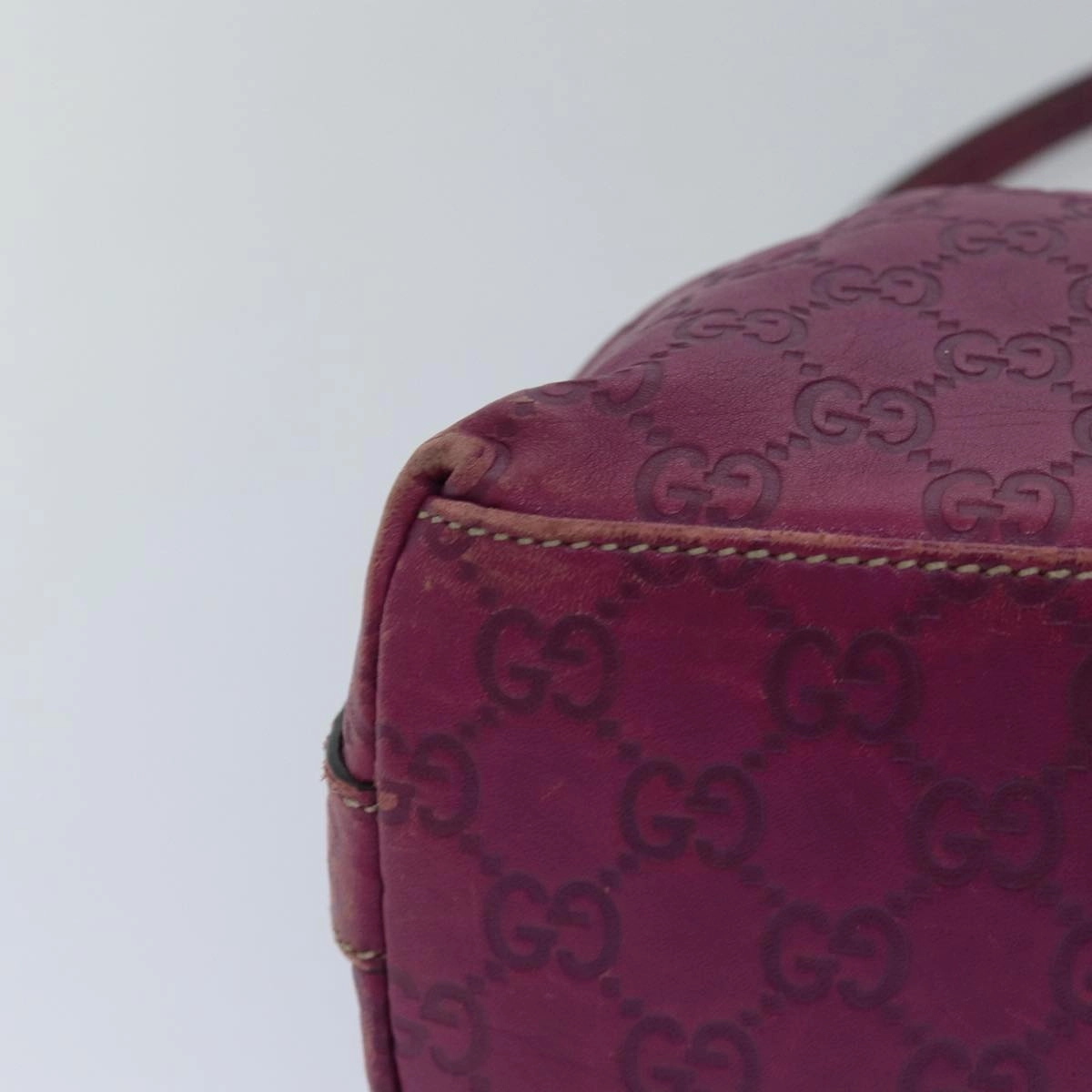 GUCCI GG Canvas Guccissima Shoulder Bag Outlet Purple 257282  81621