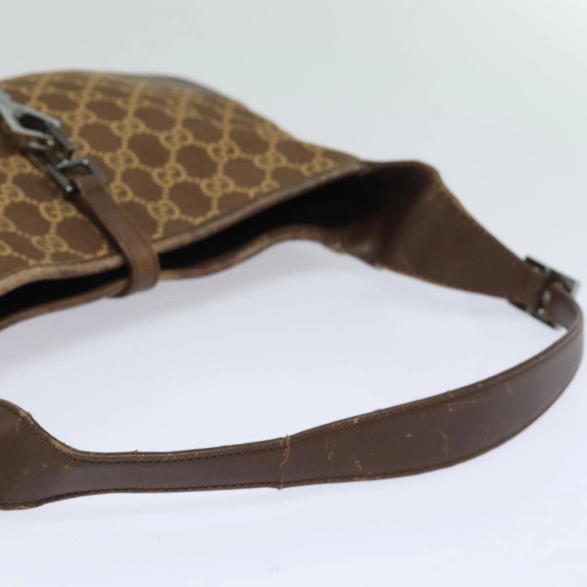 GUCCI GG Canvas Jackie Shoulder Bag Brown  83815