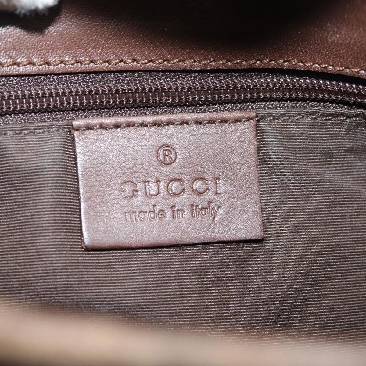 GUCCI GG Canvas Jackie Shoulder Bag Brown  83815