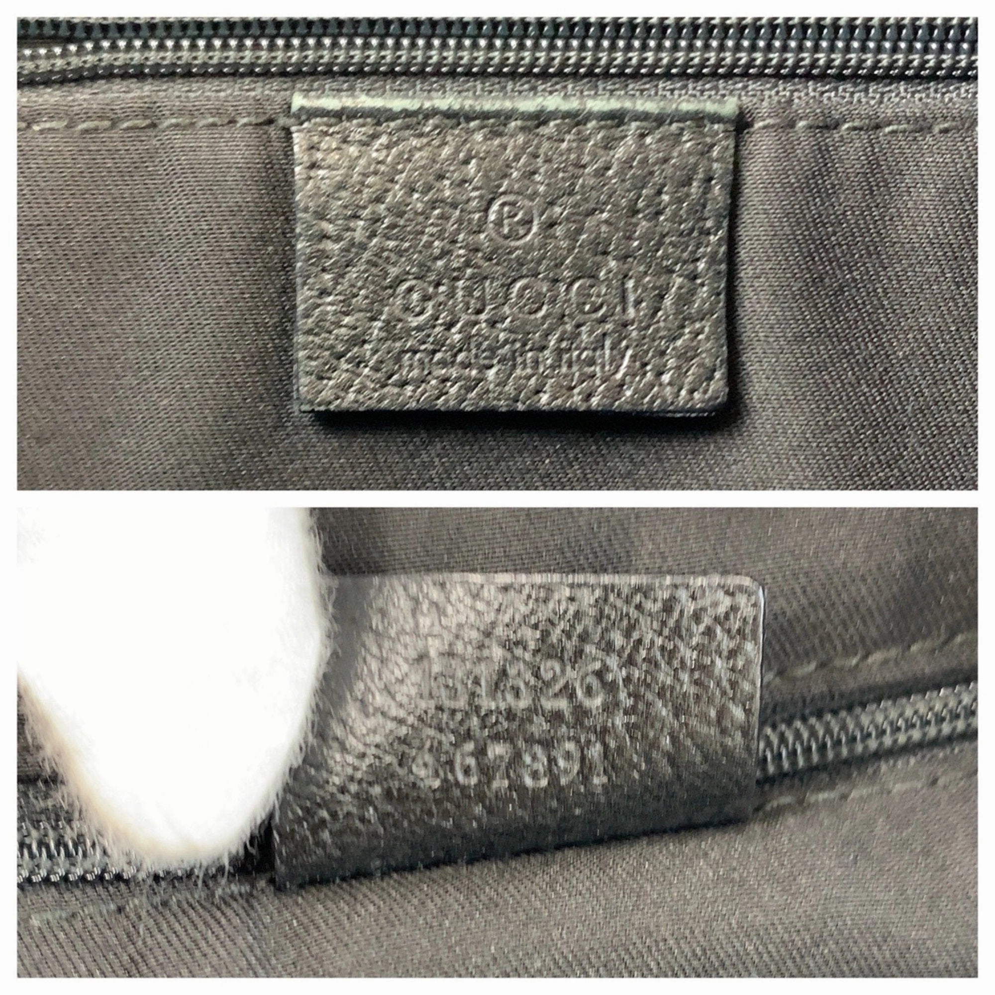 Gucci Gg Canvas Leather Messenger Bag Shoulder Bag (Pre-Owned)