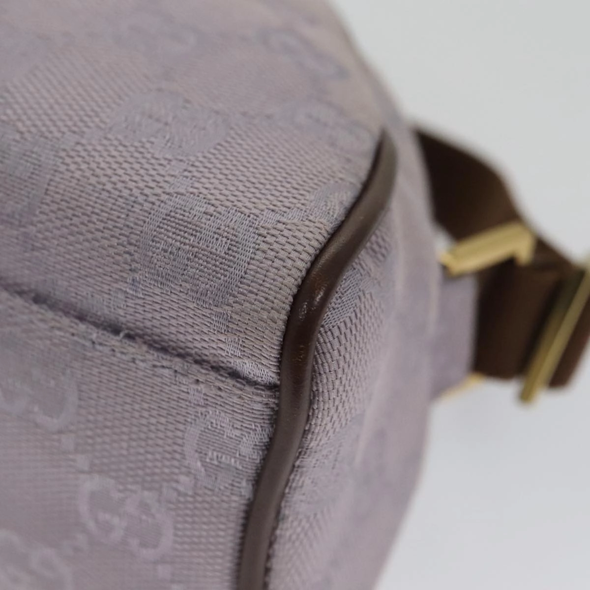 Gucci Gg Canvas Purple Canvas Shoulder Bag ()