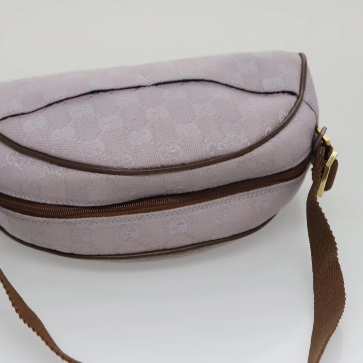 Gucci Gg Canvas Purple Canvas Shoulder Bag ()