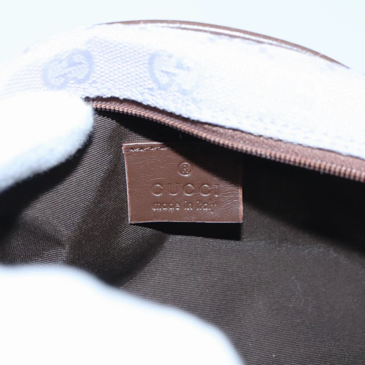 Gucci Gg Canvas Purple Canvas Shoulder Bag ()