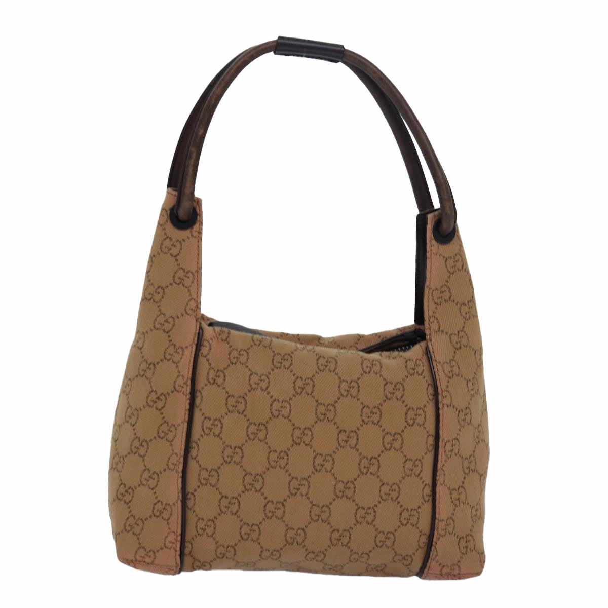 GUCCI GG Canvas Shoulder Bag Beige 101333  82099