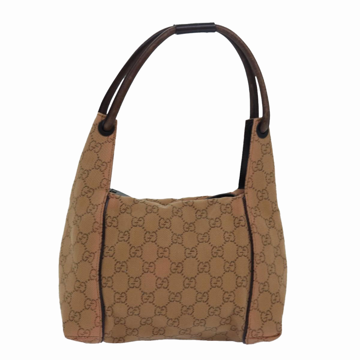 GUCCI GG Canvas Shoulder Bag Beige 101333  82099