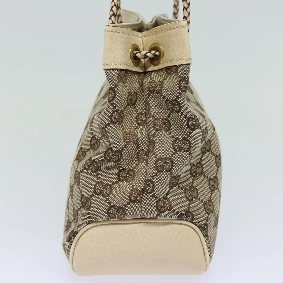 GUCCI GG Canvas Shoulder Bag Beige 109143  78342