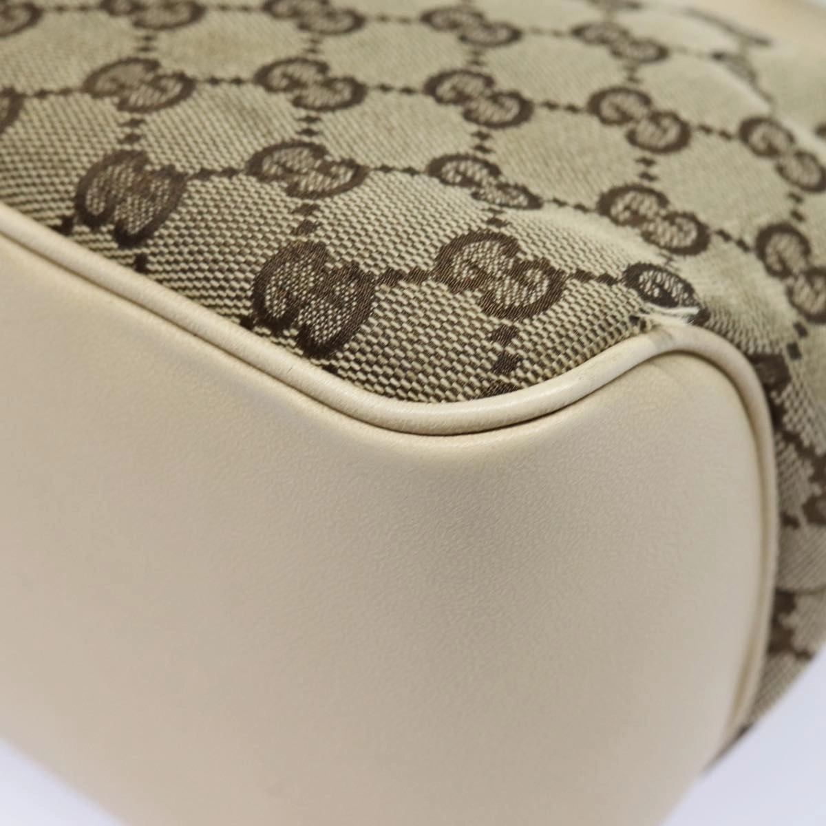 GUCCI GG Canvas Shoulder Bag Beige 109143  78342