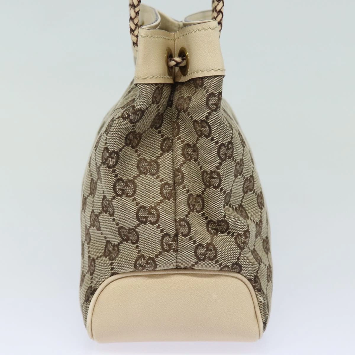GUCCI GG Canvas Shoulder Bag Beige 109143  78342
